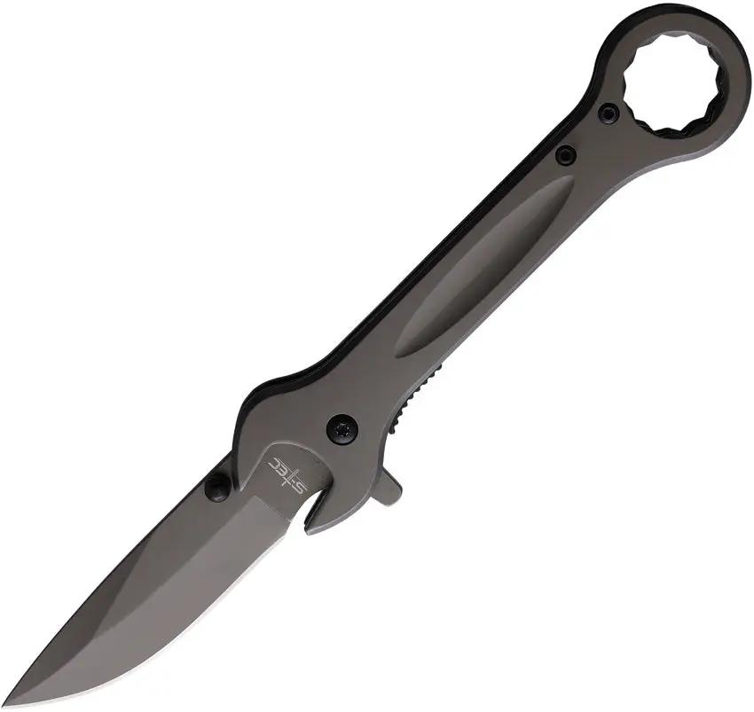 S TEC Wrench Linerlock Assisted Opening Folding Knife For Everyday Carry And Collectors Premium Build by S-TEC