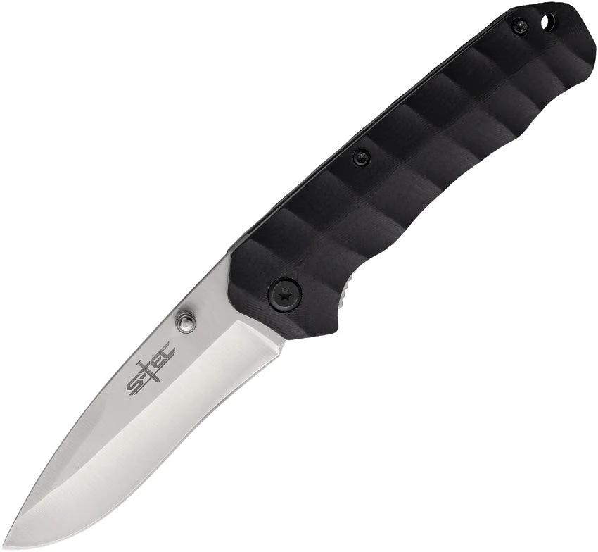 S-TEC Linerlock Black G10 TS027 by S-TEC