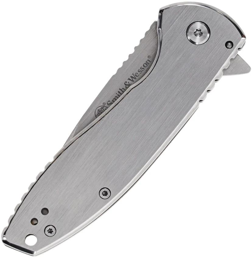 Smith And Wesson Executive Platinum Framelock Folding Knife For Professionals And Outdoor Enthusiasts by Smith & Wesson