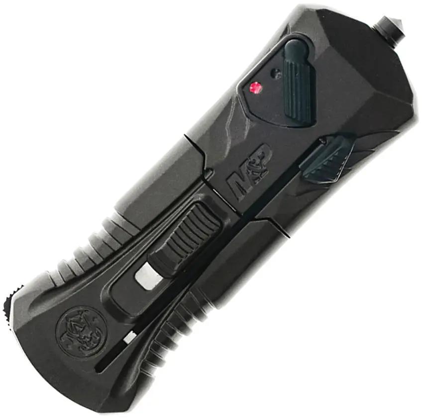 Smith and Wesson MP Compact OTF Knife Gray - One Handed Deployment For Easy Everyday Carry by Smith & Wesson