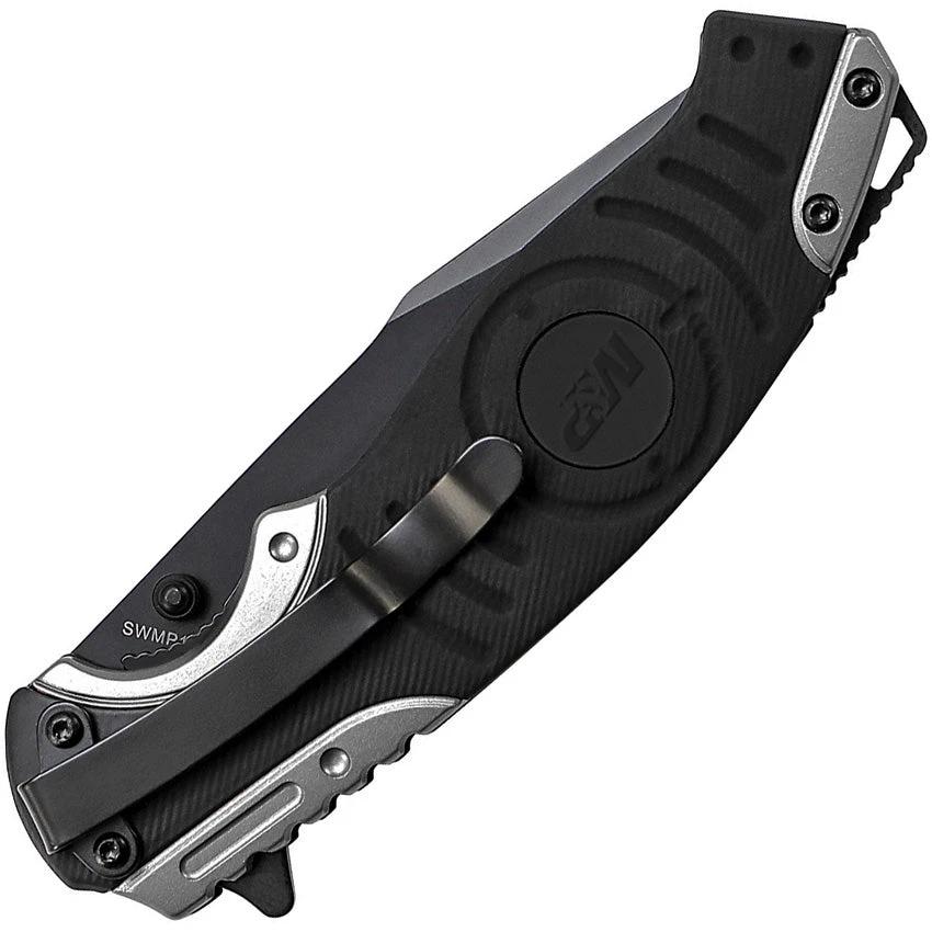 Smith And Wesson MP Linerlock Folding Knife SWMP13GS For EDC And Outdoors Dependable Compact Partially Serrated Blade by Smith & Wesson