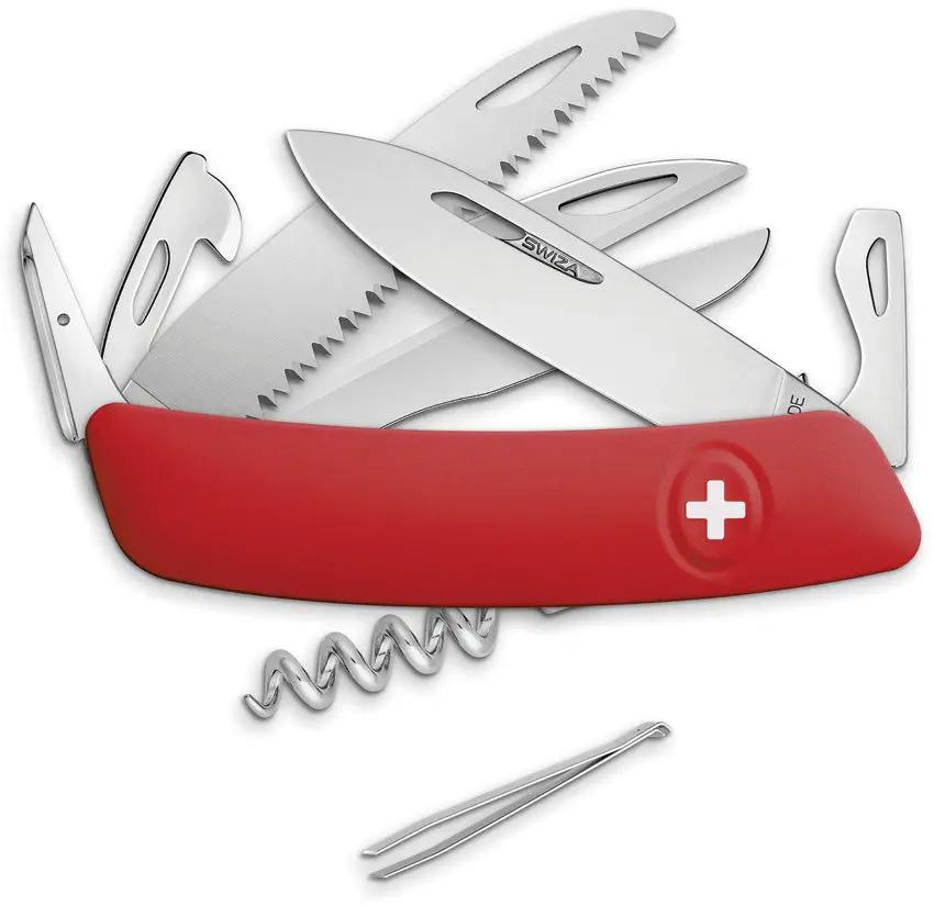 Swiza D09 Pocket Knife Red KNR.0136.1900 by Swiza