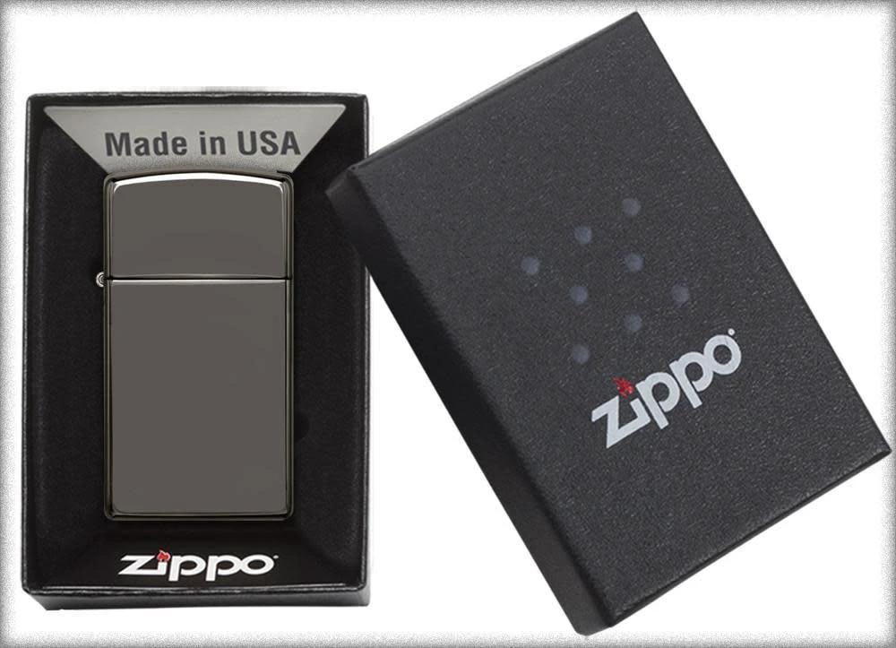 Zippo Slim® Black Ice® Windproof Lighter by Zippo