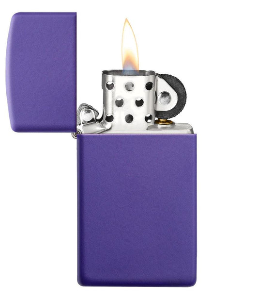 Slim® Purple Matte Zippo® Lighter by Zippo