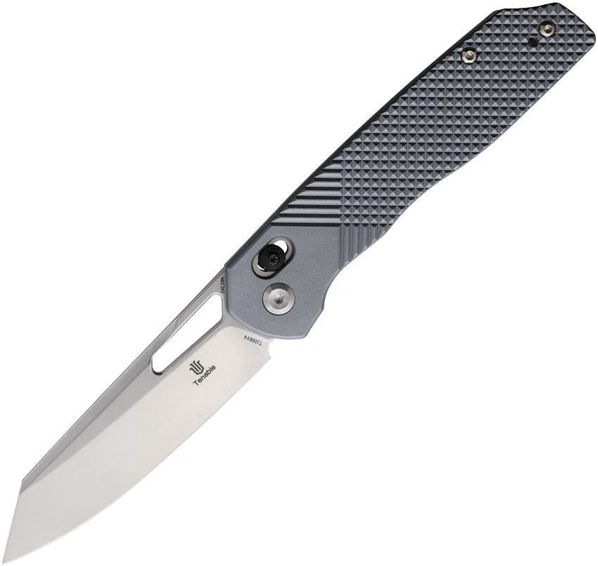 Tenable Knives Shard Crossbar Lock Gray Al T1006V4 by Tenable Knives
