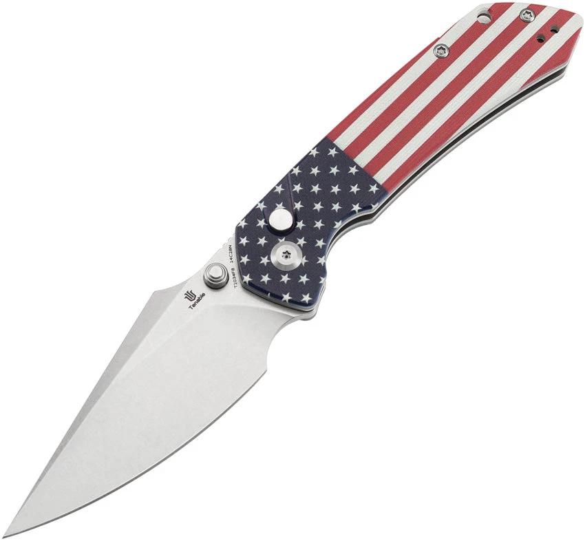 Tenable Knives Fenrir Button Lock Flag T1034F8 by Tenable Knives