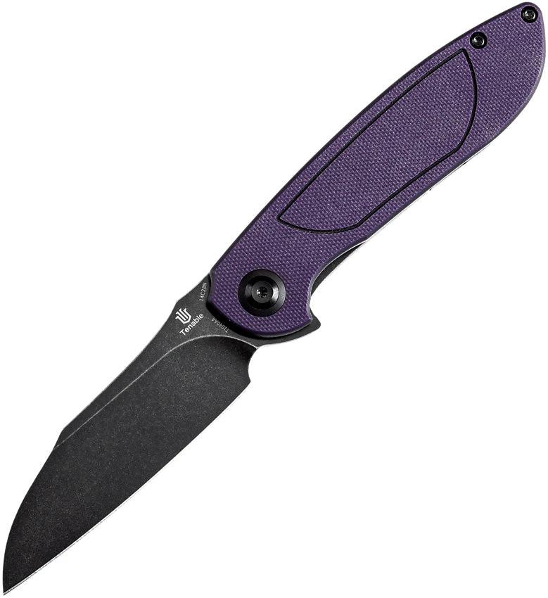 Tenable Knives Prometheus Linerlock Pur/Blk T1040A4 by Tenable Knives