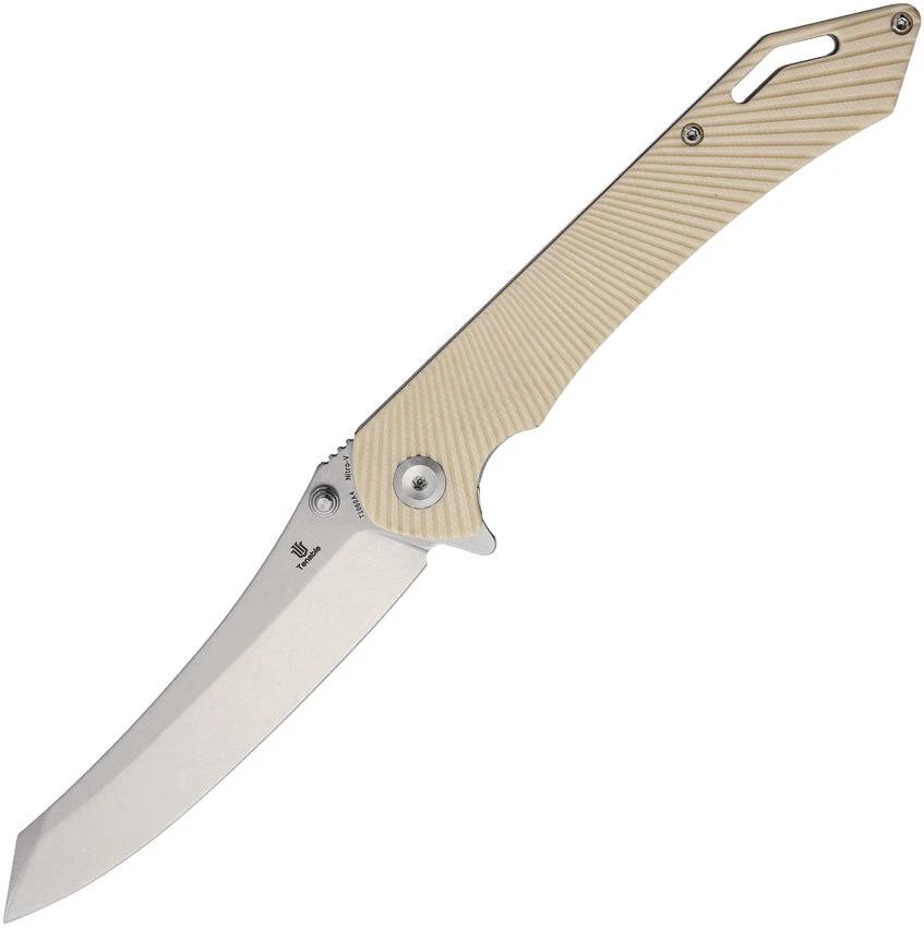 Tenable Knives Colibri Tech Linerlock Ivory T1060A4 by Tenable Knives