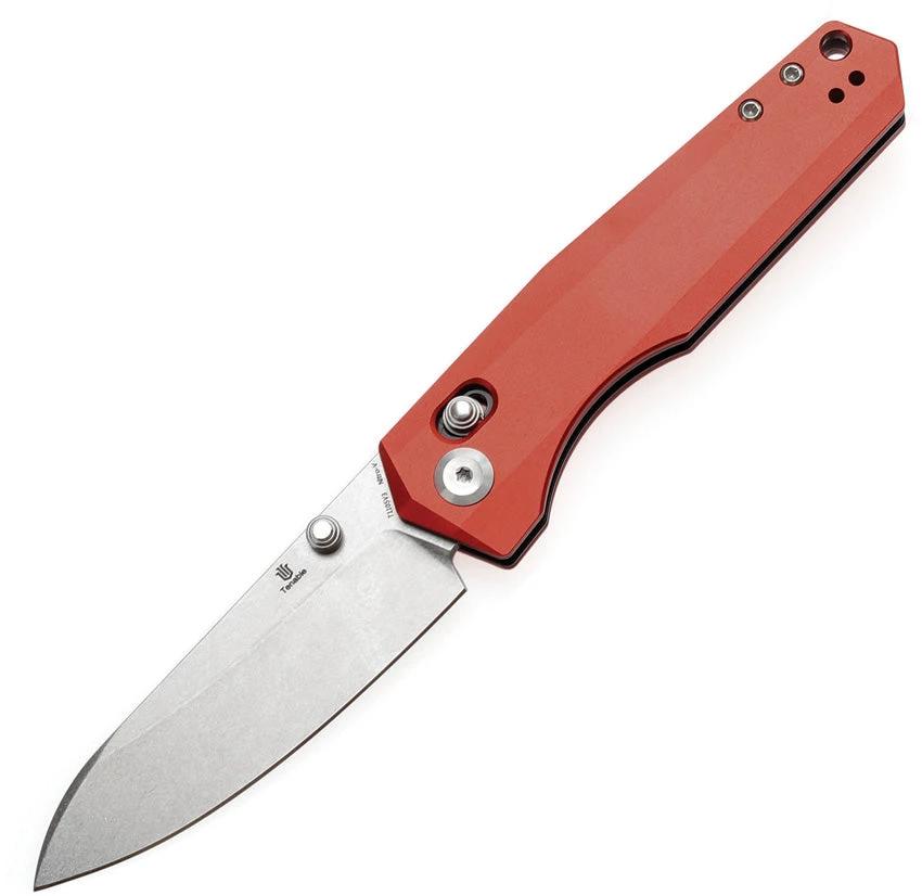 Tenable Knives Beaver Crossbar Lock Red T1105V3 by Tenable Knives