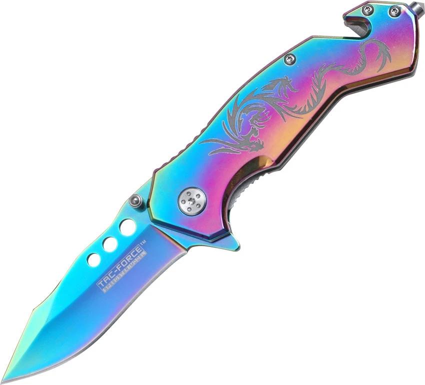 Tac Force Dragon Strike Rescue Linerlock TF-759RB by Tac Force
