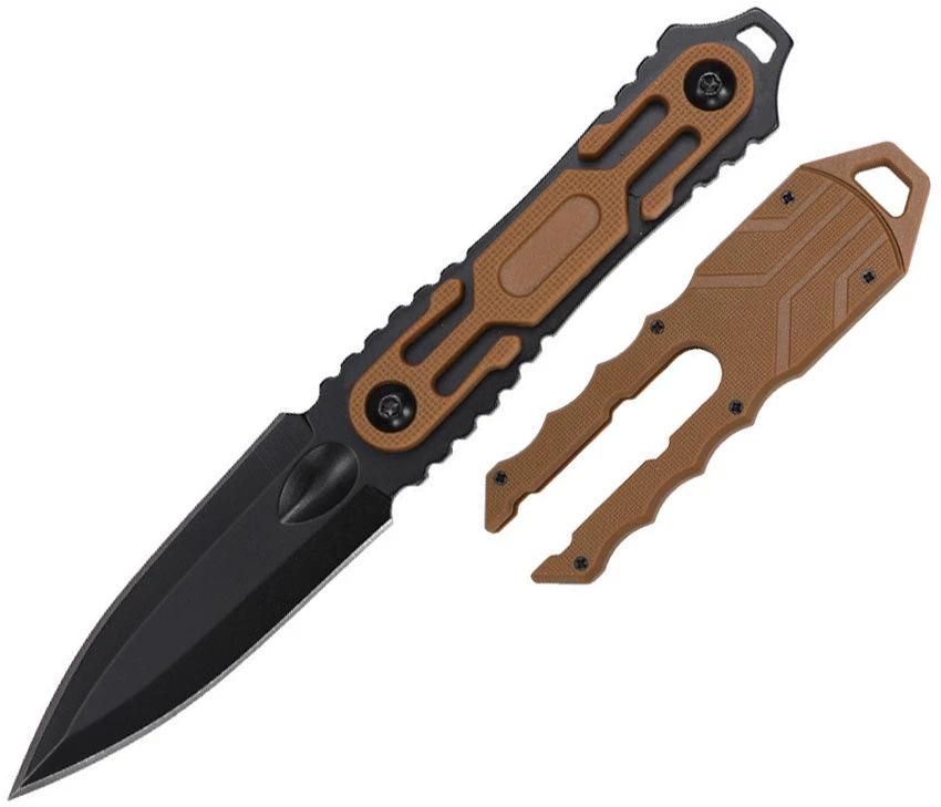 Tac Force Fixed Blade Brown TF-FIX124BN by Tac Force