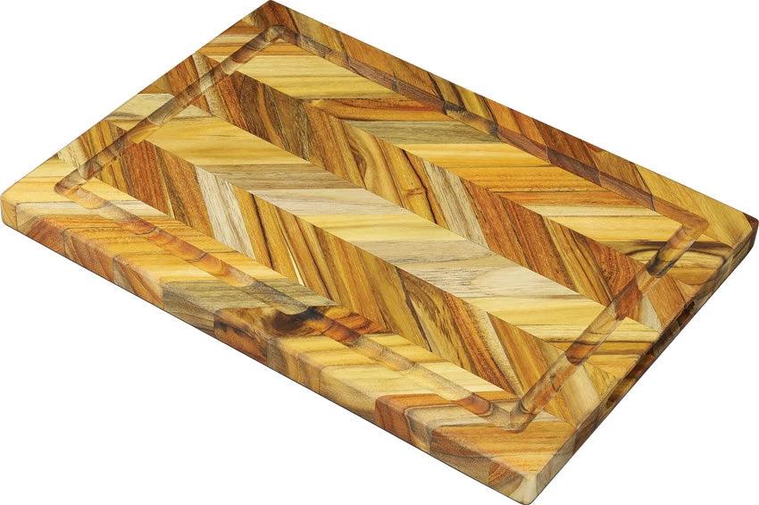 Teak Haus Herringbone Cutting Board 324 by Teak Haus