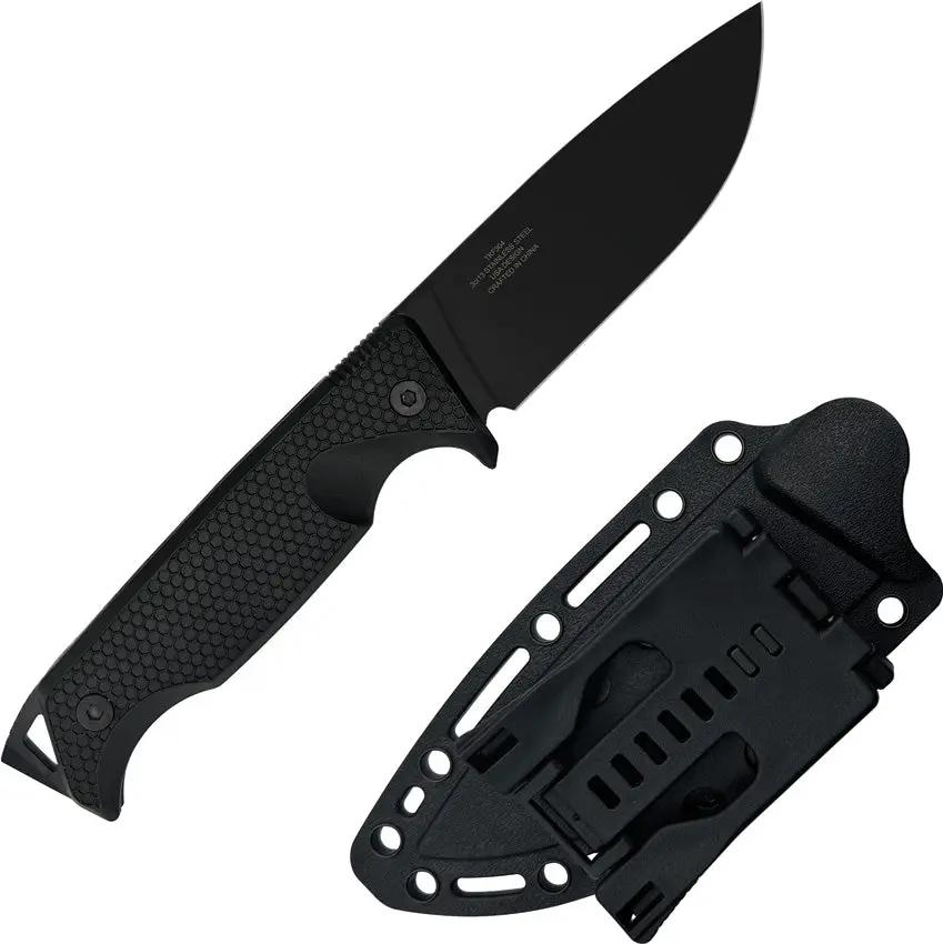 Takumitak Easy Night Fixed Blade TKF304 - Full Tang 9.25in Drop Point Black Oxide Blade With Ambidextrous MOLLE Clip by Takumitak