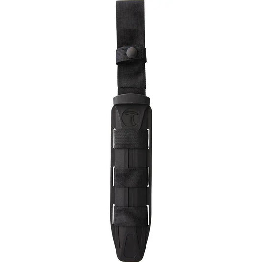Tokisu Takeda Tactical Fixed Blade 32389 - 7.5 Inch Satin 7Cr17MoV Stainless Blade With Black Rubber Handle by Tokisu