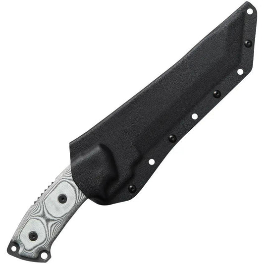 TOPS Steel Eagle Knife Full Tang 13in Survival Fixed Blade 1095 Carbon Steel USA Made Ballistic Nylon Sheath by Black Country Outdoor