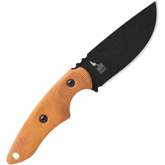 TOPS 3 Pointer Knife Tan Canvas Micarta 3PR02 Premium EDC Tool For Outdoor Enthusiasts by Black Country Outdoor