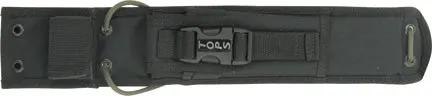 TOPS Anaconda Hunters Point Knife AN9-HP Full Tang 1095 High Carbon Steel with Black Traction Coating for Hunters by Black Country Outdoor