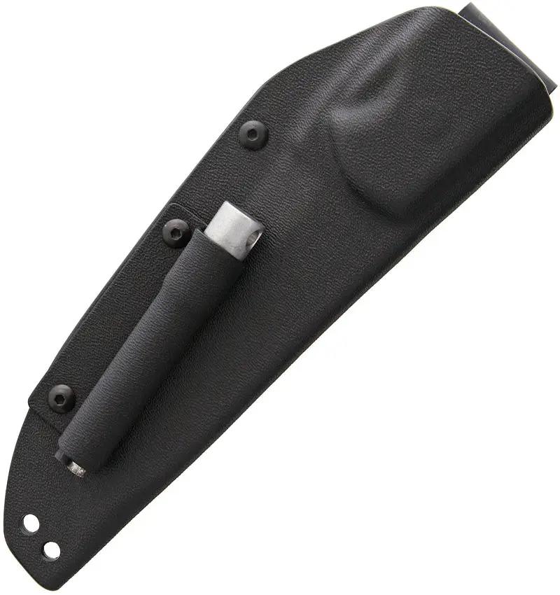 TOPS BOB Hunter Knife Rugged For Bushcraft Enthusiasts With 1095 Blade Black Finish G10 Handle by Black Country Outdoor
