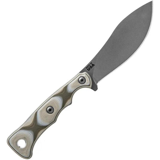 TOPS Camp Creek Knife 9in Fixed Blade S35VN Full Tang Camo G10 For Outdoorsmen Rugged by Black Country Outdoor