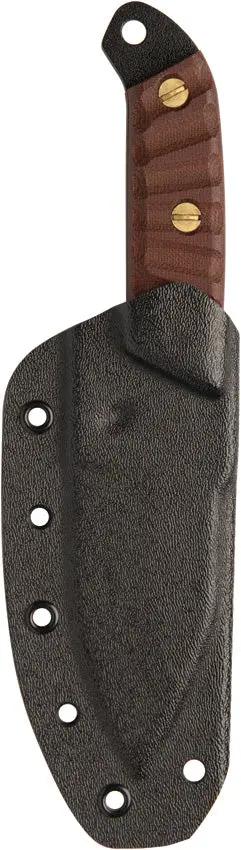 TOPS Shadow Rider Fixed Blade Knife for Outdoorsmen, Full Tang 3In 1095 Steel, Micarta Handles, Kydex Sheath Whistle by Black Country Outdoor