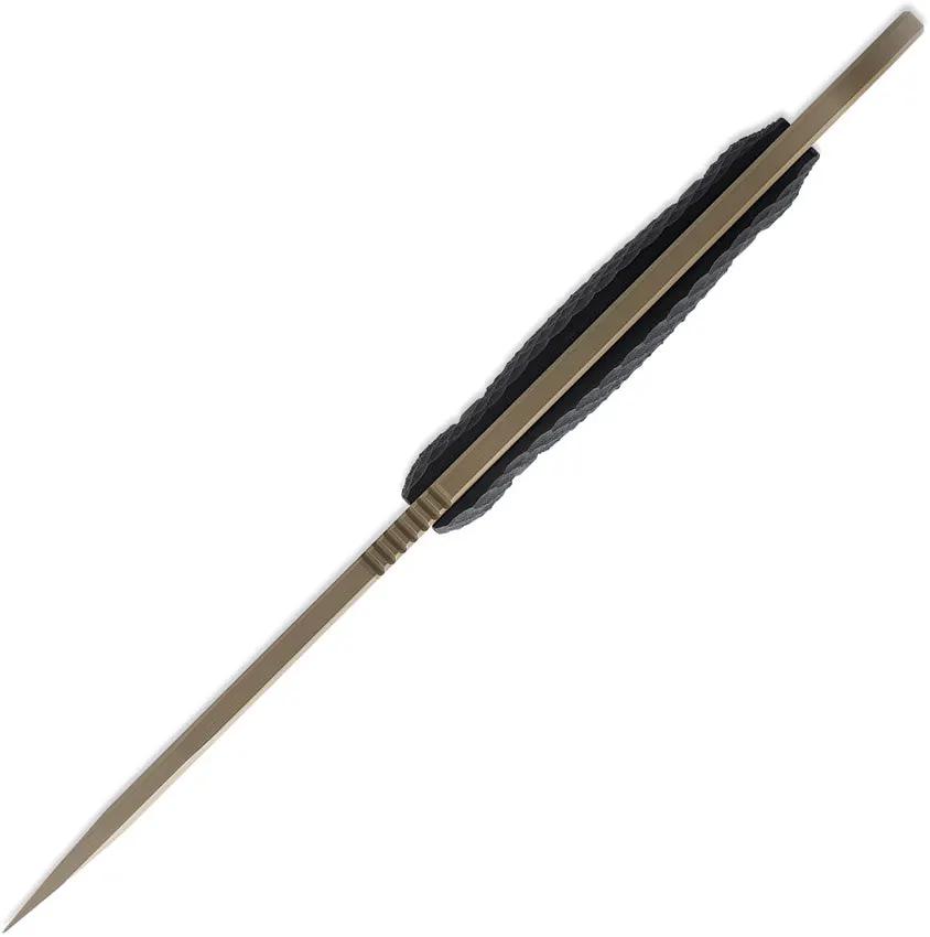 Toor Serpent T Fixed Blade FDE - CPM 3V Carbon Steel Tanto Blade Full Tang G10 Handle by Toor