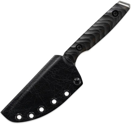 Toor Field 3.0 Fixed Blade Knife - Stonewashed CPM 154 Blade With Ebony Wood Handle by Toor
