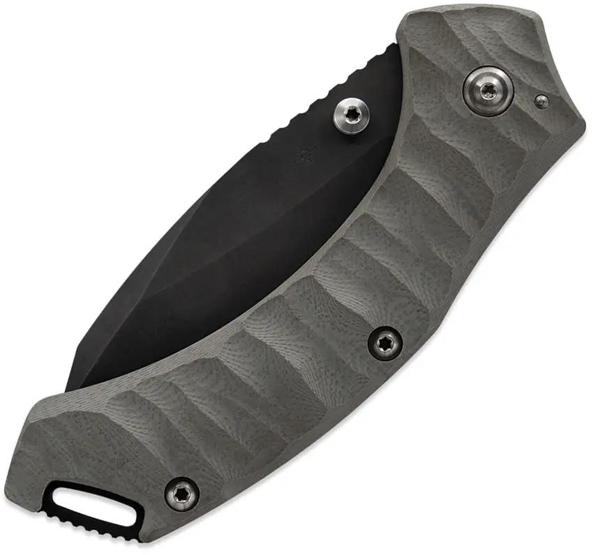 Toor XT1 Charlie Framelock Stealth Knife - CPM S35VN Blade Stealth G10 Handle Grip by Toor