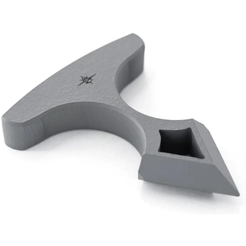 Toor Thors Hammer Push Dagger - Compact 2.5 Inch Overall 4140 Steel Blade One Piece Phantom Gray Finish by Toor