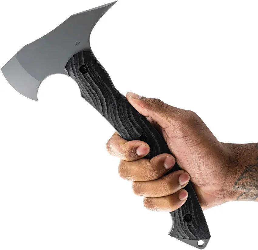 Toor Tomahawk Phantom Gray - 11 Inch Full Tang D2 Tool Steel Tomahawk With Gun-Kote Finish by Toor