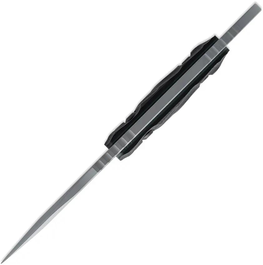 Toor Jank Shank S Fixed Blade Gray - CPM M4 Steel With Gun-Kote Finish G10 Handle Full Tang Finger Ring by Toor