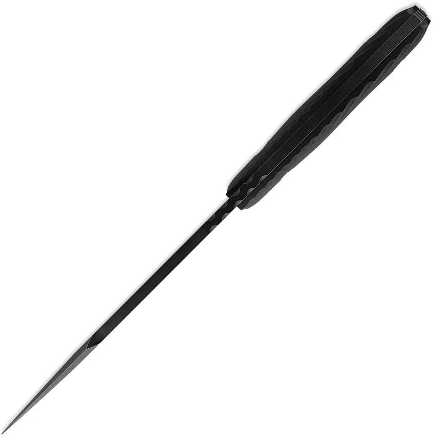 Toor Raven Fixed Blade Knife - CPM 3V Carbon Steel Blade With Black Stonewash Finish by Toor