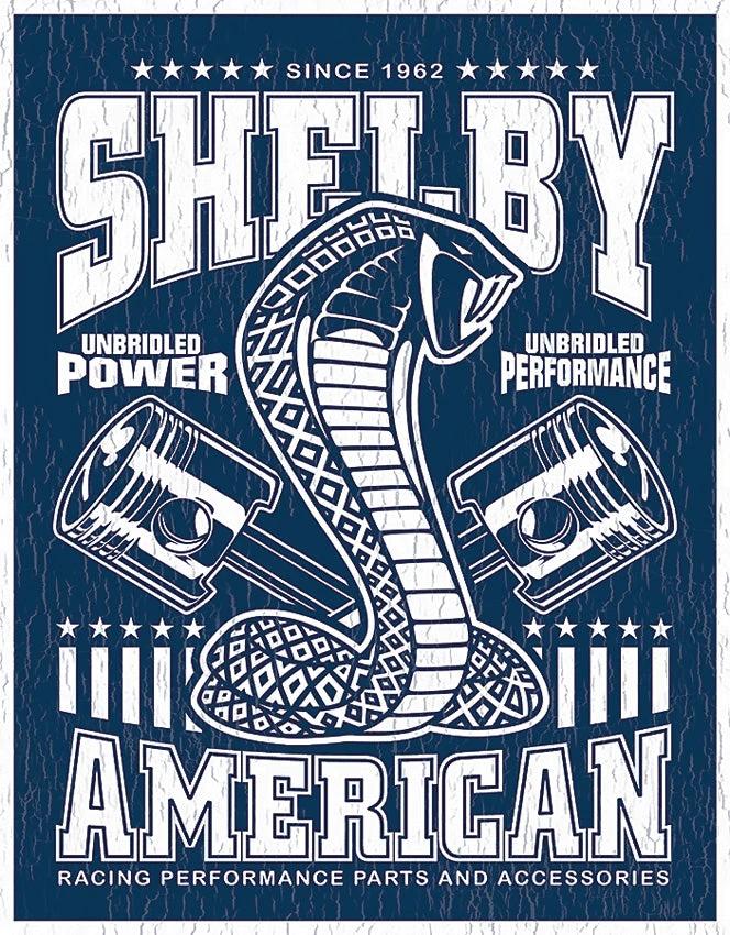Tin Signs Shelby Unbridled 2372 by Tin Signs