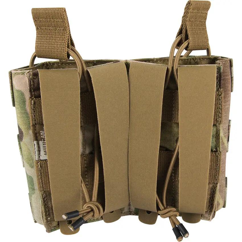 Tasmanian Tiger 2 SGL Mag Pouch Belt MKII Rugged Multicam Cordura Retention MOLLE Compatible For Tactical Operators by Tasmanian Tiger