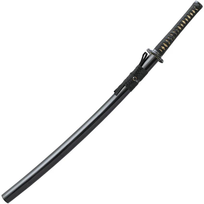 United Cutlery Shikoto Longquan Master Katana UC3193 - Hammer Forged T10 Blade With Hamon And 38 Inch Rayskin Handle by United Cutlery
