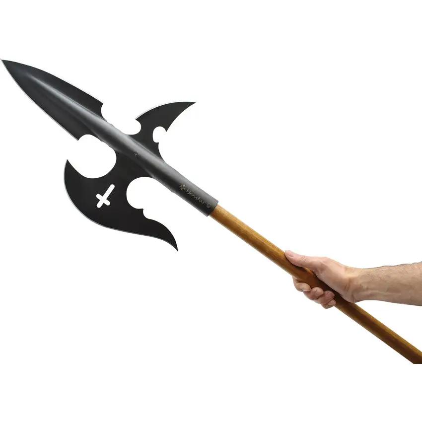 United Cutlery Honshu Halberd Spear Head - Premium Black 65Mn Blade Fits 0.94in Handle For Collectors And Reenactors by United Cutlery