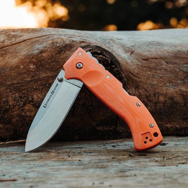 Cold Steel Ultimate Hunter 30URY S35VN Orange Pocket Knife by Cold Steel