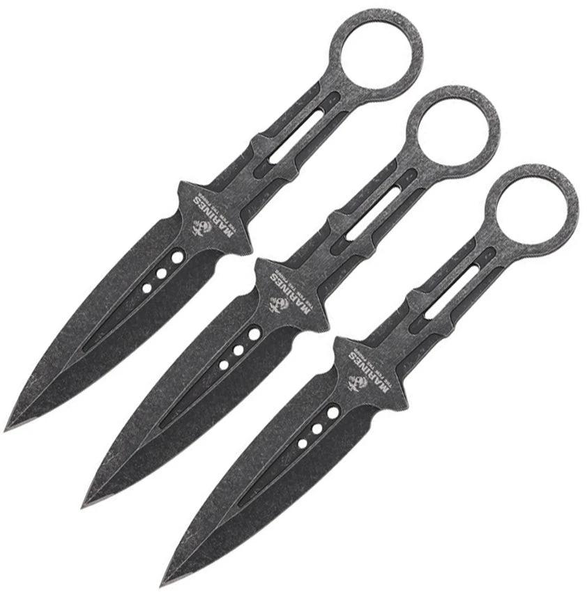 USMC Throwing Knife Set BSW M-T3004GY by USMC