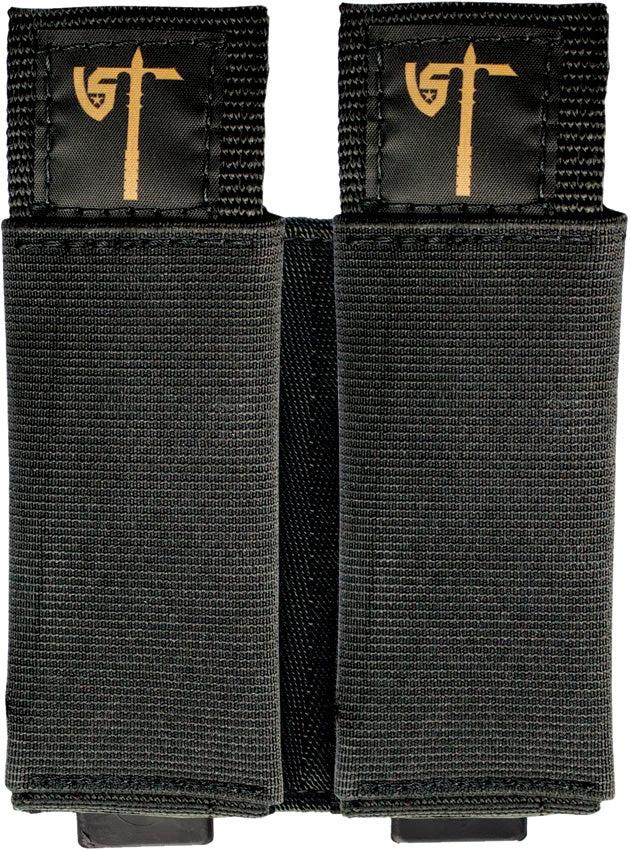 United States Tactical Double Mag Pouch Black UST-MOL01901 by United States Tactical