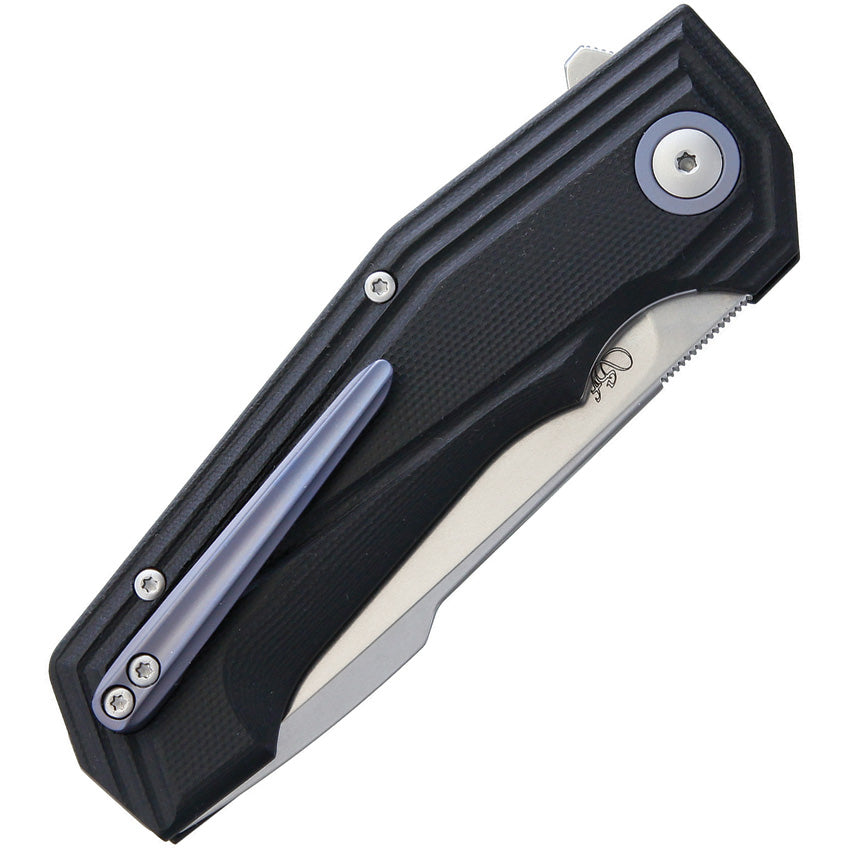 Viper Larius Linerlock EDC Knife Black G10 M390 Harpoon Blade - Precise Everyday Carry Performance by Viper