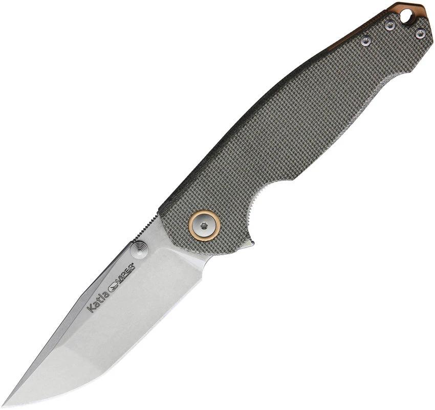 Viper Katla Linerlock Green Micarta V5982CG by Viper