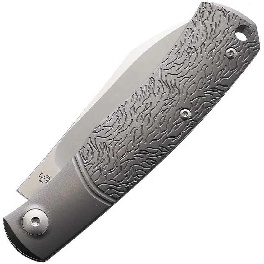Viper Hug Wolf Folder V5990TIW Ti Handle Folding Knife EDC - Premium M390 Wharncliffe Blade by Viper