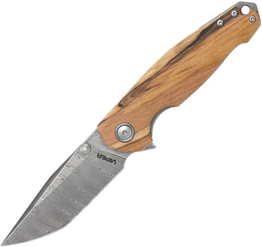 Viper Katla Linerlock Damascus Popl VA5985PI by Viper