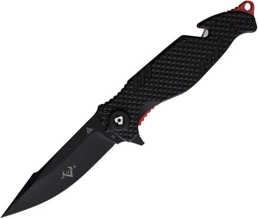 V NIVES Trail Blazer Linerlock Red V23FRNPBRBK by V NIVES