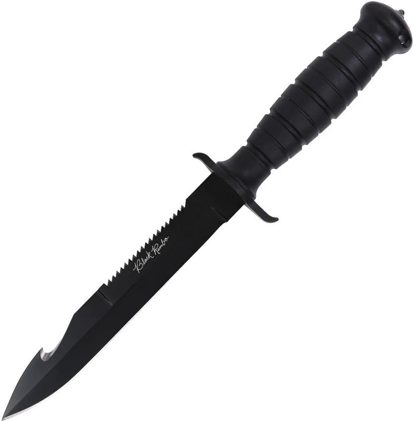V NIVES Black Rambo Savage Fixed Blade VFB32FRNPBBK by V NIVES
