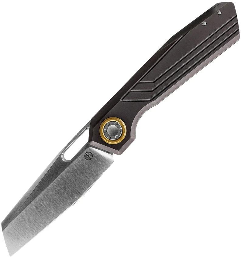 Vosteed Xeno Vanchor Lock Red Folding Knife For EDC Enthusiasts With Secure Precision Build A3804 by Vosteed