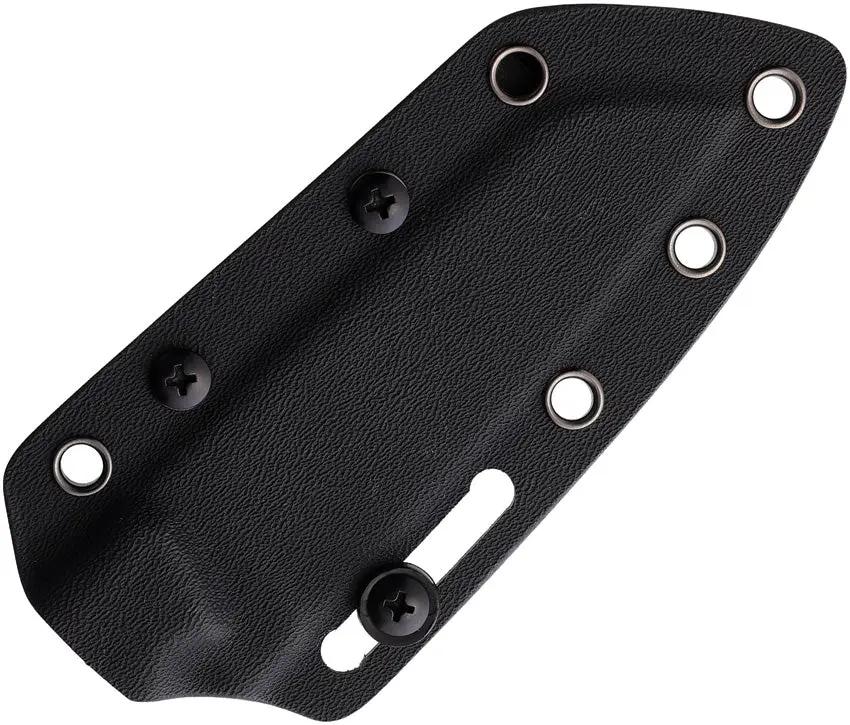 Vosteed Mink Fixed Blade Knife Nitro V Steel 3.25in Blade Full Tang Black Canvas Micarta by Vosteed