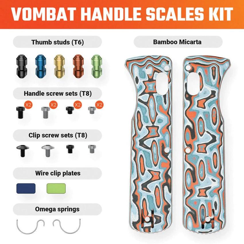 Vosteed Vombat Handle Scales Canyon W0109 by Vosteed