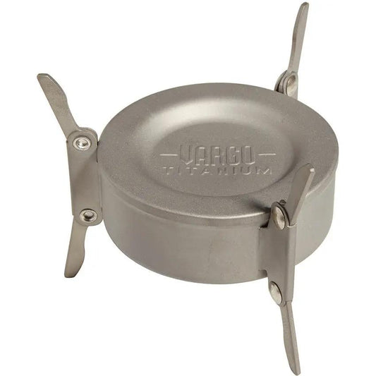 Vargo Triad Stove T-305 - Titanium Multi-Fuel Stove With Retractable Legs And Pot Support by Vargo