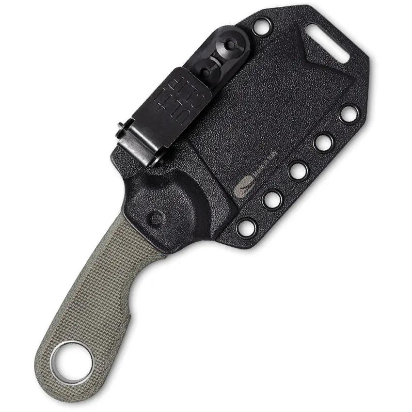 Viper Berus 2 Fixed Blade Knife - M390 Steel, Green Micarta Handle, Kydex Sheath For EDC And Outdoor Use by Viper