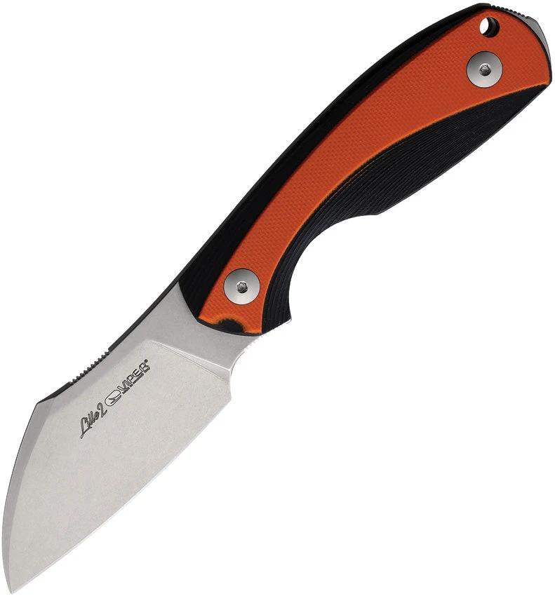 Viper Lille 2 Fixed Blade Blk/Org VT4024GBO by Viper